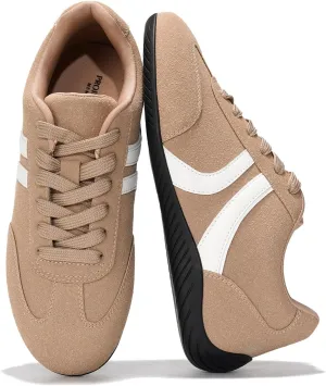 Project Cloud Ballerina Sneakers for Women – Memory Foam Lace-Up Womens Shoes – Lightweight & Non Slip Womens Shoes Casual – All-Day Women's Fashion Sneakers for 2025 (Goal)