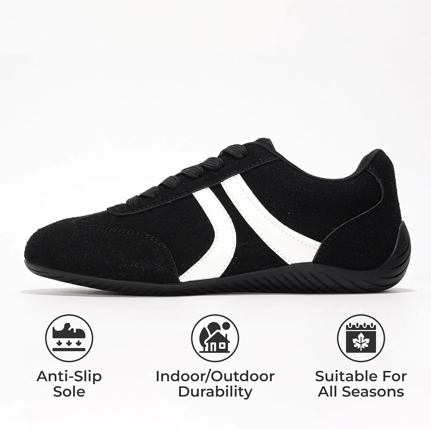 Project Cloud Ballerina Sneakers for Women – Memory Foam Lace-Up Womens Shoes – Lightweight & Non Slip Womens Shoes Casual – All-Day Women's Fashion Sneakers for 2025 (Goal)