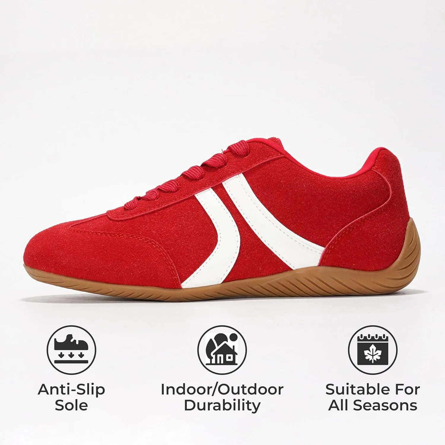 Project Cloud Barefoot Shoes Women – Comfortable Lace-Up Womens Shoes with Memory Foam – Lightweight & Non Slip Womens Shoes Casual – All-Day Women's Fashion Sneakers for 2025 (Goal)