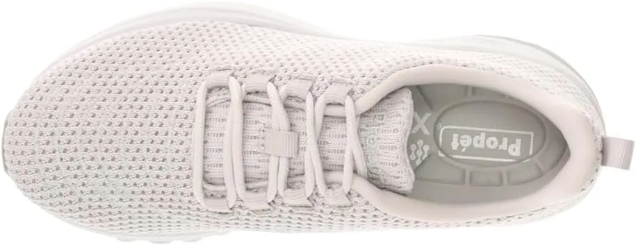 Propet Womens Tour Knit Walking Sneakers Shoes Casual - Off White