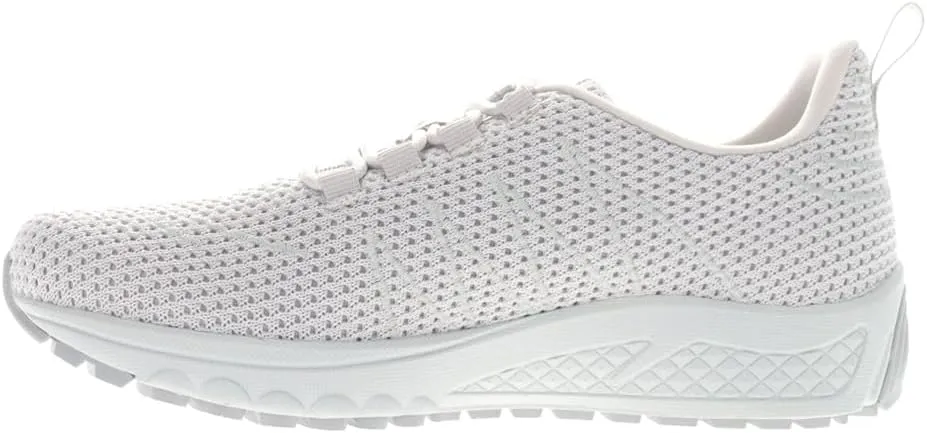 Propet Womens Tour Knit Walking Sneakers Shoes Casual - Off White