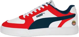 Puma Men's Caven Chivas Indoor Soccer Shoes - Leather Upper, SoftFoam  Cushioned Sole, Eco-Friendly, Perfect for True Fans (White/Red/Navy, US Footwear Size System, Adult, Men, Numeric, Medium, 9.5)