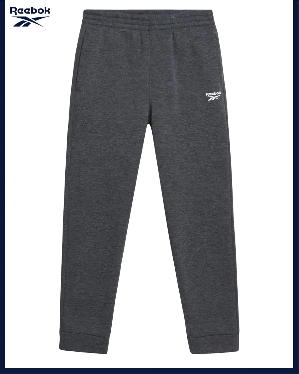 Reebok Boys' Tracksuit - 2 Piece Fleece Pullover Hoodie and Athletic Jogger Sweatpants for Boys (Sizes: 8-14)