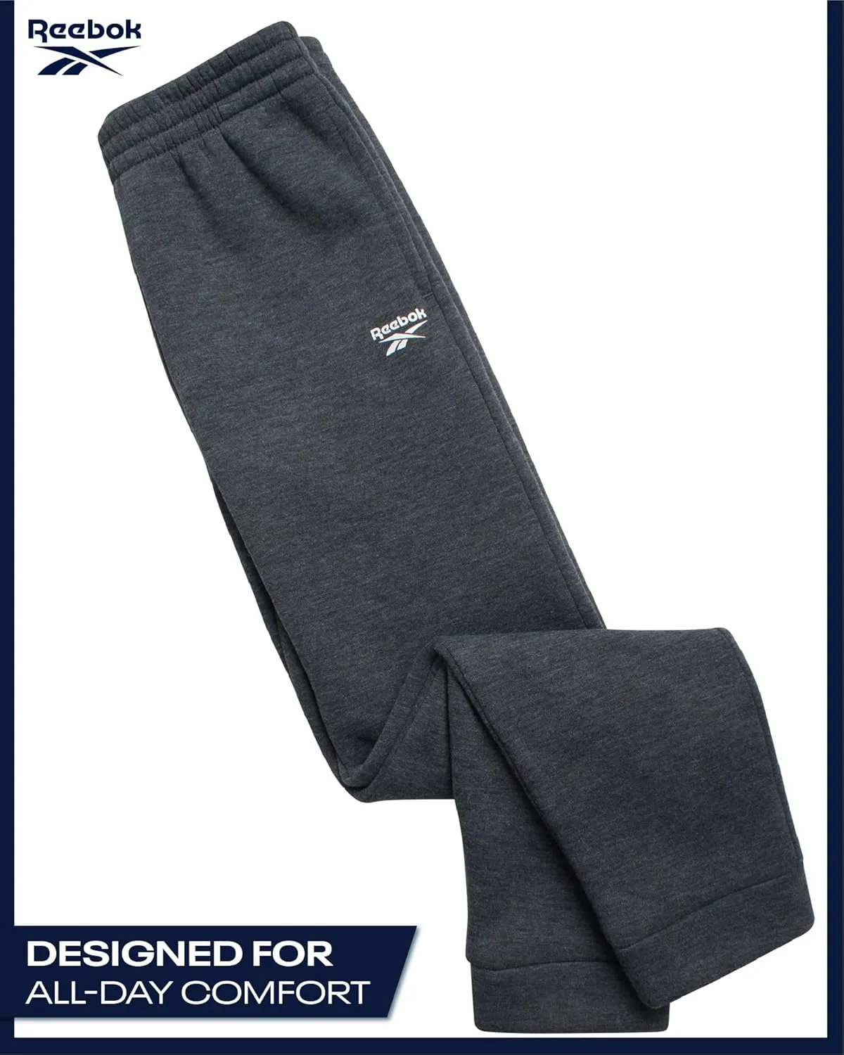 Reebok Boys' Tracksuit - 2 Piece Fleece Pullover Hoodie and Athletic Jogger Sweatpants for Boys (Sizes: 8-14)