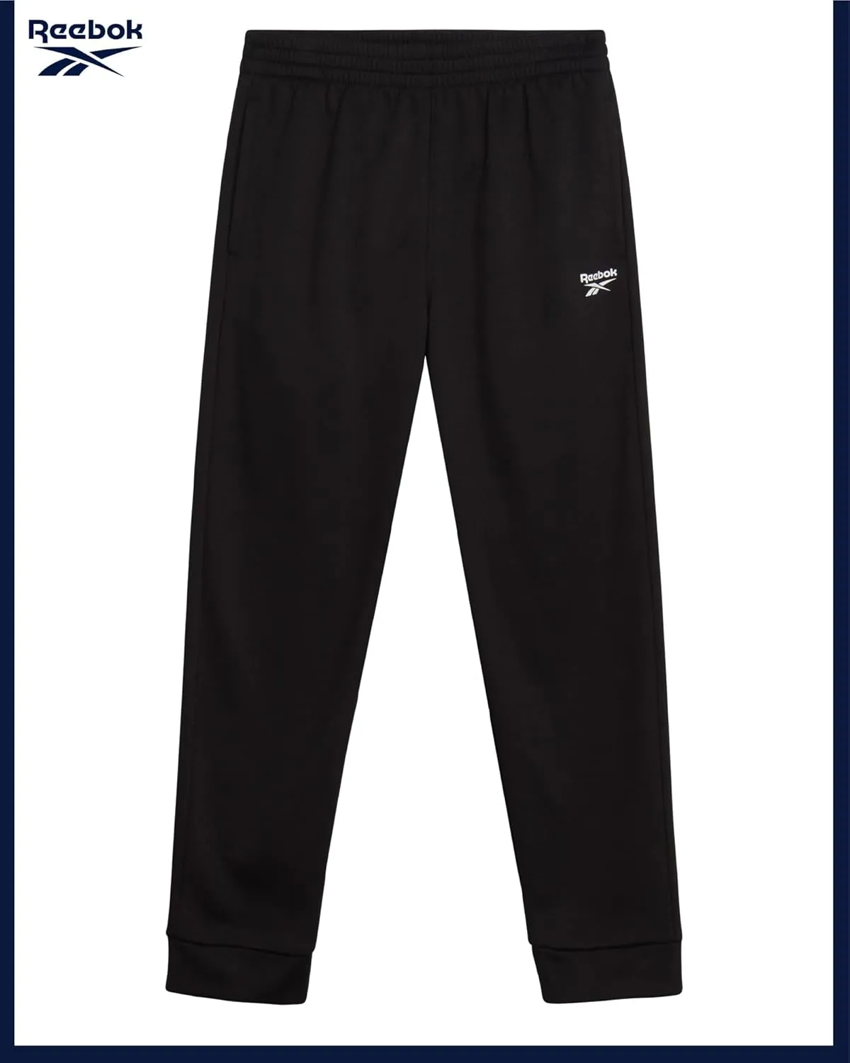 Reebok Boys' Tracksuit - 2 Piece Fleece Pullover Hoodie and Athletic Jogger Sweatpants for Boys (Sizes: 8-14)