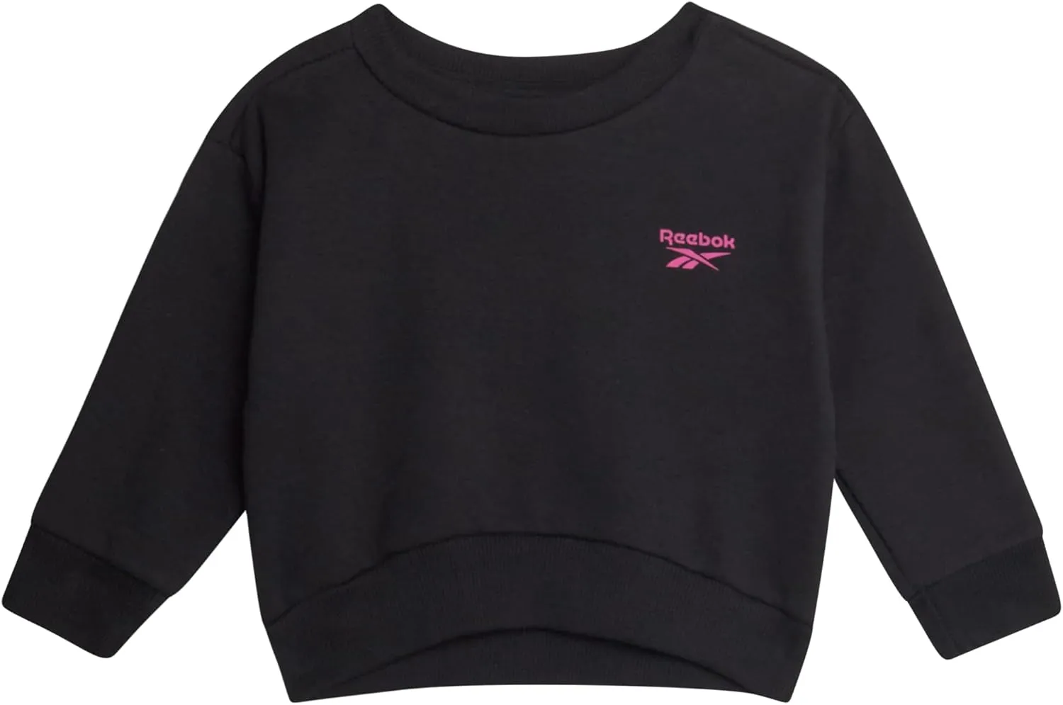 Reebok Toddler Girls' Pants Set - 2 Piece Active Fleece Hoodie Sweatshirt and Leggings for Toddlers and Little Girls (2T-6X)