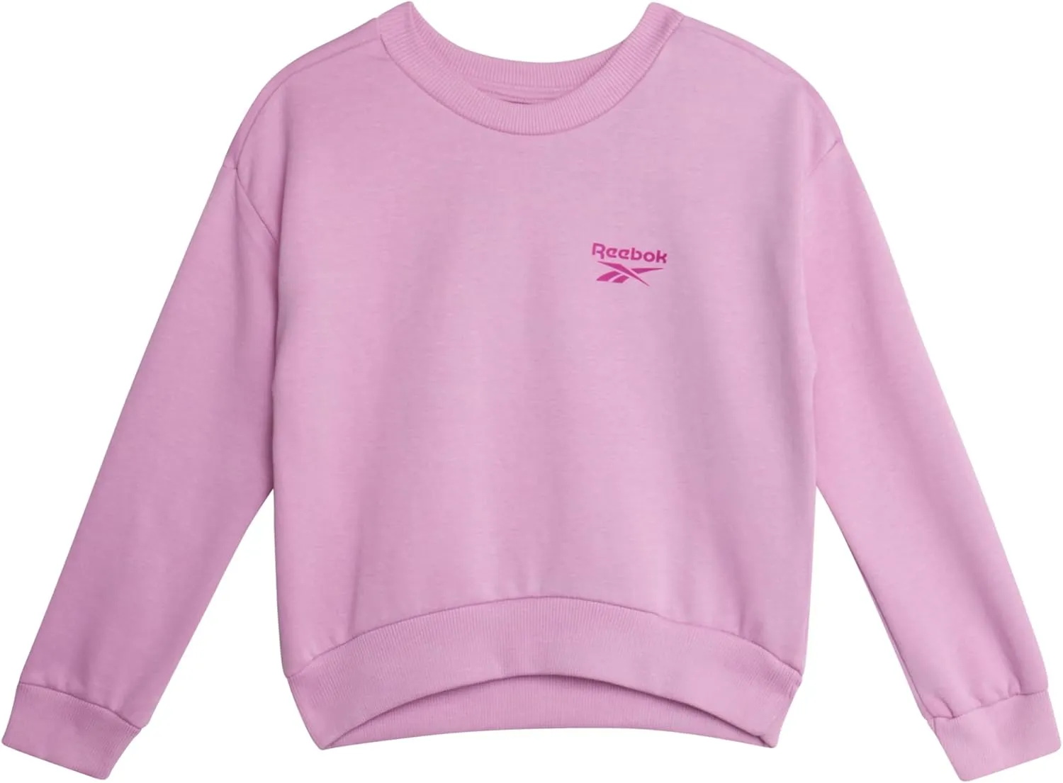 Reebok Toddler Girls' Pants Set - 2 Piece Active Fleece Hoodie Sweatshirt and Leggings for Toddlers and Little Girls (2T-6X)