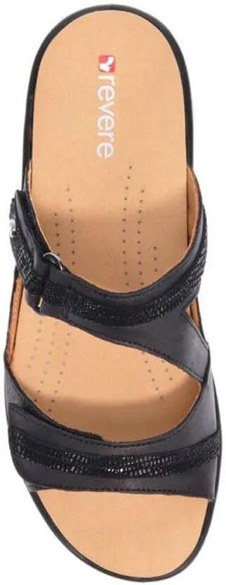 Revere Rio Women's Slide Sandals - Luxurious Leather with Superior Arch Support and Fully Adjustable Fit