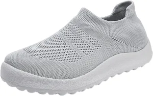 Running Shoes for Women Wide Walking Shoes Women Arch Support 11w Slip On Shoes for Elderly Women Silver Sneakers for Women Slip On Athletic Shoes Women Size 5