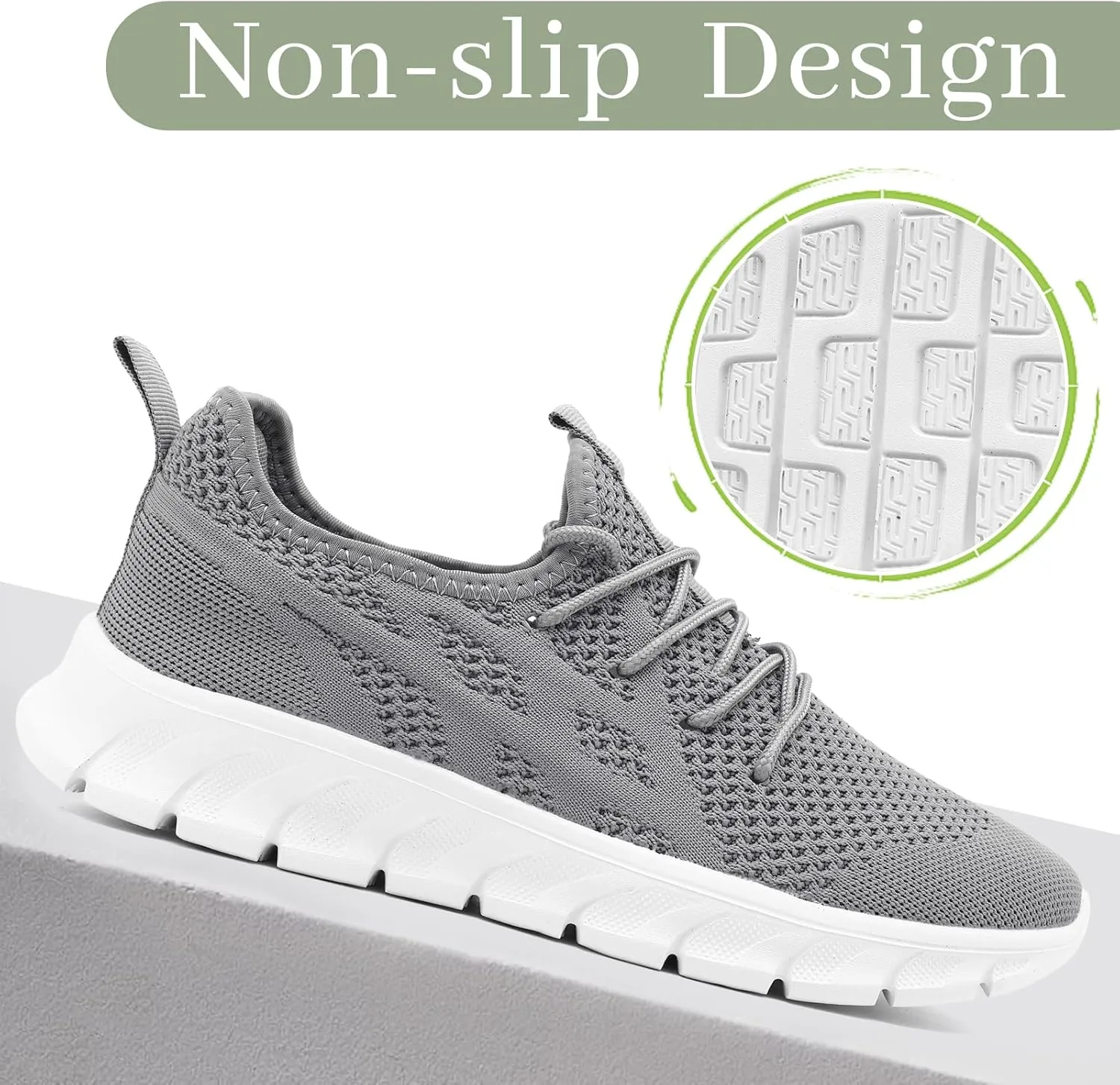 Running Shoes Women Tennis Walking Sneakers Slip On Gym Shoes Non Slip Workout Sneakers for Womens Casual Mesh Footware Fashion Lightweight