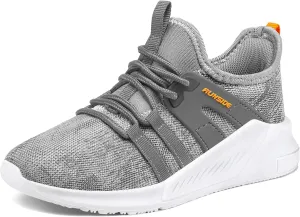 RUNSIDE Boys Girls Tennis Shoes Kids Lightweight Breathable Sneakers Lace-up Running Athletic Shoes for Toddler/Little Kid/Big Kid