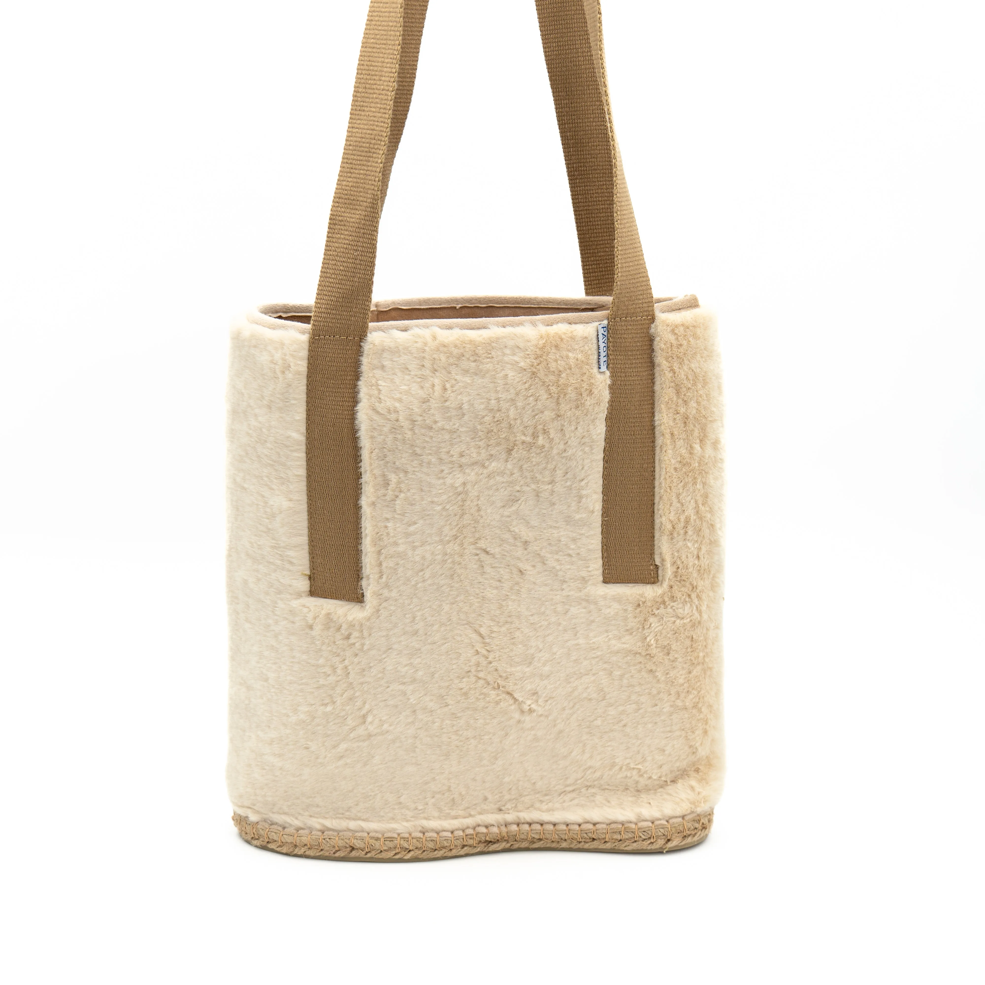 Sac espadrille Fourré Blanc