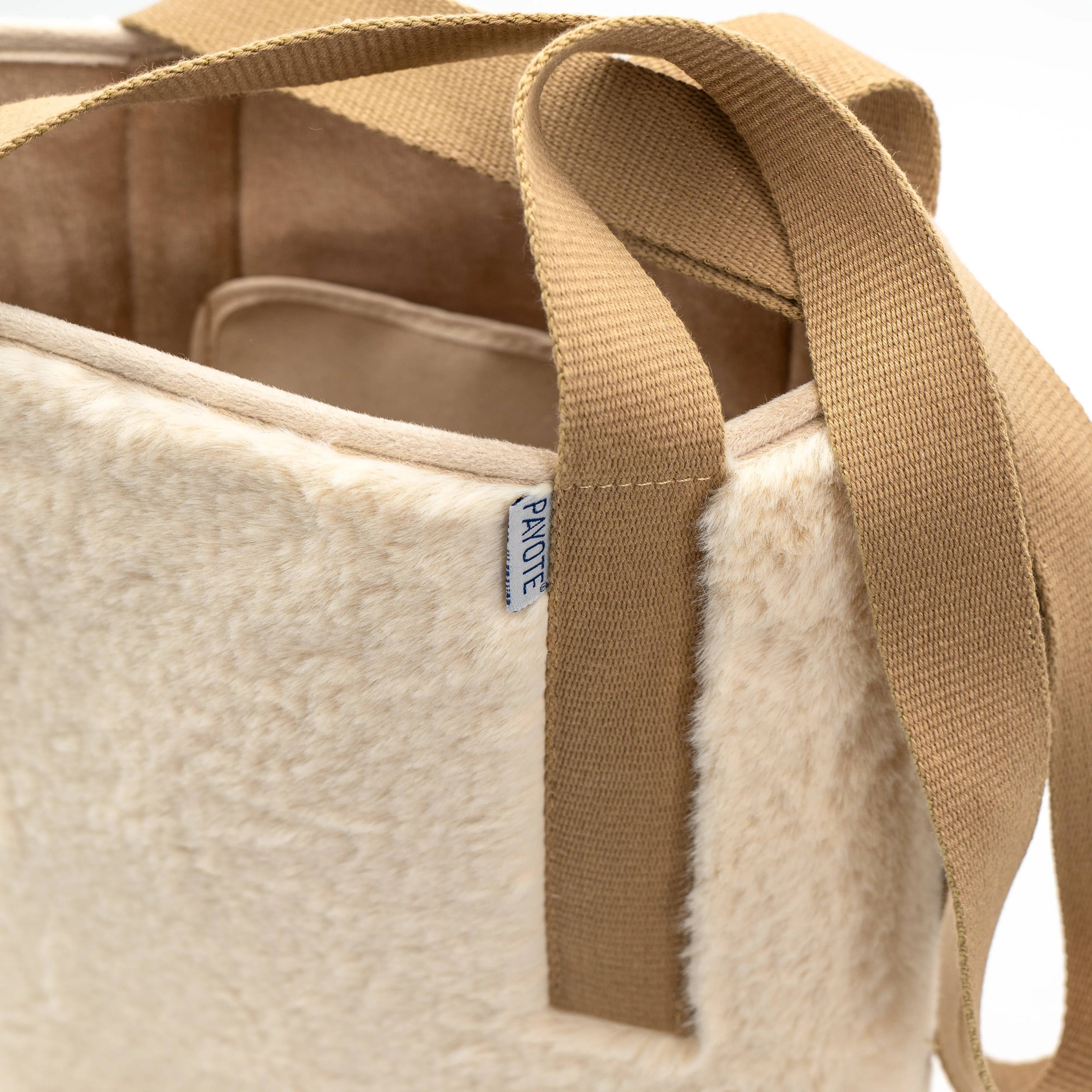 Sac espadrille Fourré Blanc
