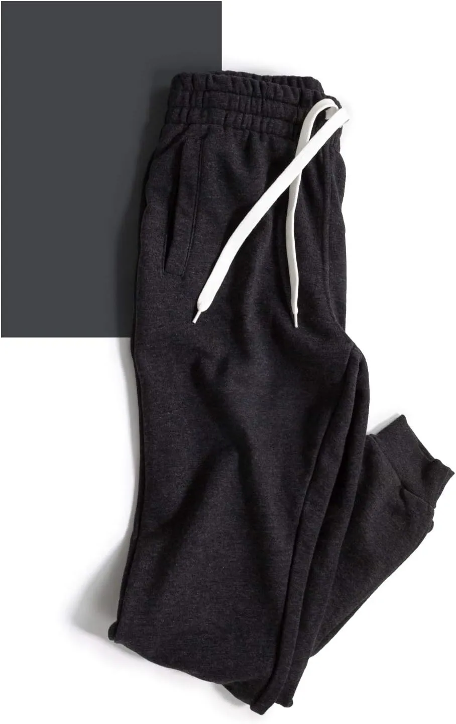 Shaka Wear Men’s Joggers Sweatpants - Medium Heavy Cotton Fleece Slim Fit Full Length Casual Pants Sports Workout S~5XL