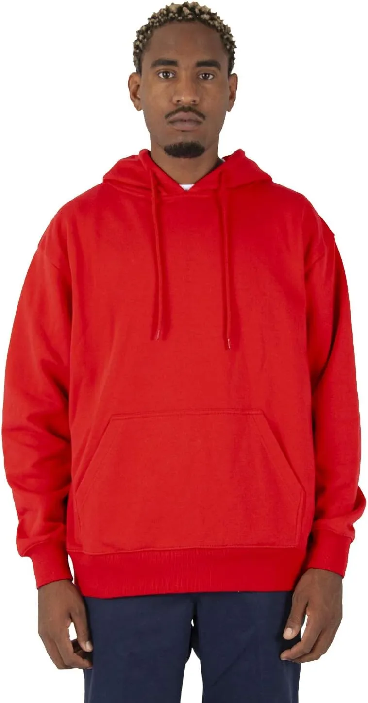 Shaka Wear Mens Men’s Hoodie Sweatshirt – Heavyweight Long Sleeve Fleece Soft Warm Casual Hooded Pullover Sweater Top