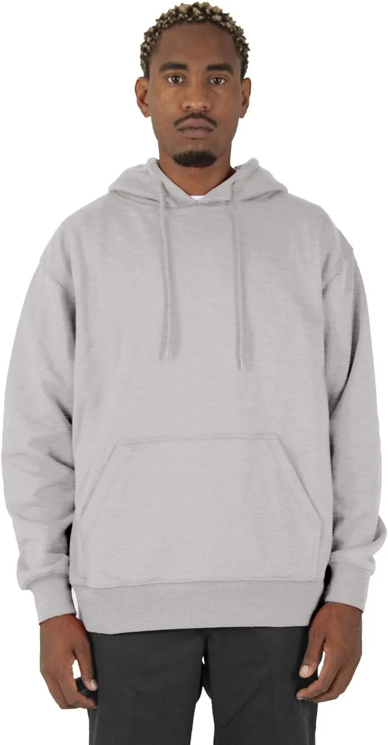 Shaka Wear Mens Men’s Hoodie Sweatshirt – Heavyweight Long Sleeve Fleece Soft Warm Casual Hooded Pullover Sweater Top