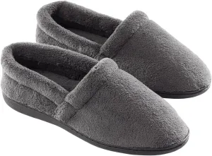 Silvert's Adaptive Clothing & Footwear Men’s Memory Foam Comfort House Slippers for Seniors