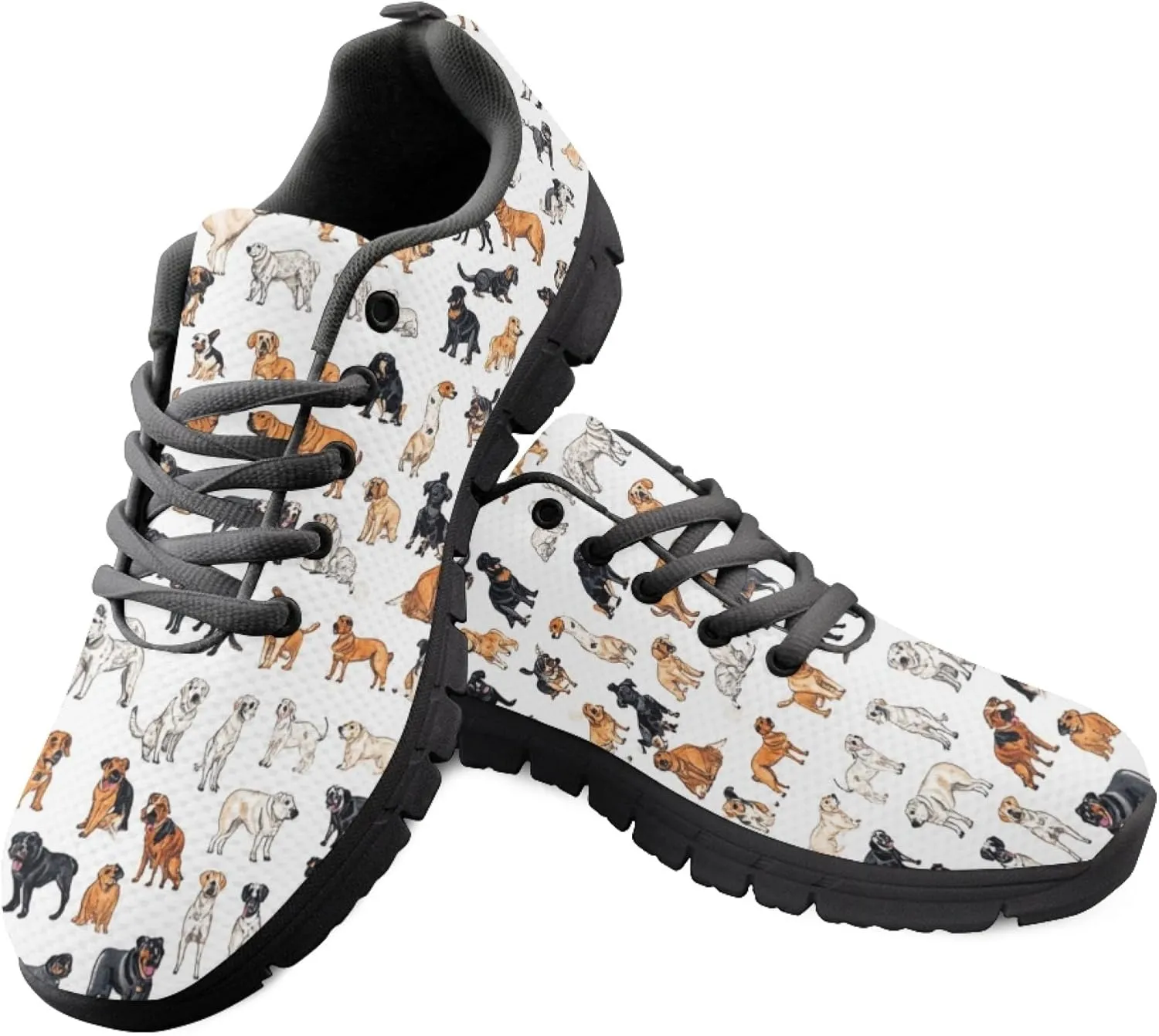 Sports Tennis Sneakers for Womens Running Causal Shoes Teens Girls Outdoor Travel Walking Low Heel Lace up Breathable Lightweight
