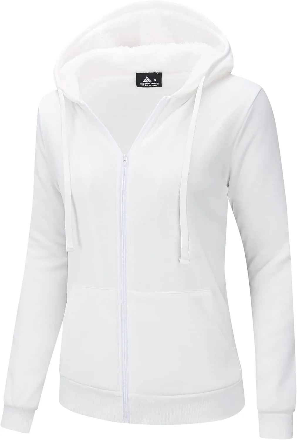 SWISSWELL Hoodies for Women Winter Fleece Sweatshirt - Full Zip Up Thick Sherpa Lined Hooded Jacket