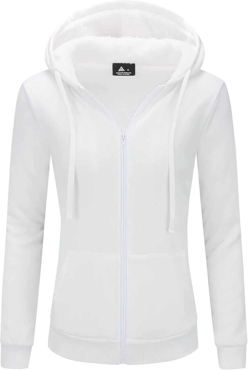 SWISSWELL Hoodies for Women Winter Fleece Sweatshirt - Full Zip Up Thick Sherpa Lined Hooded Jacket