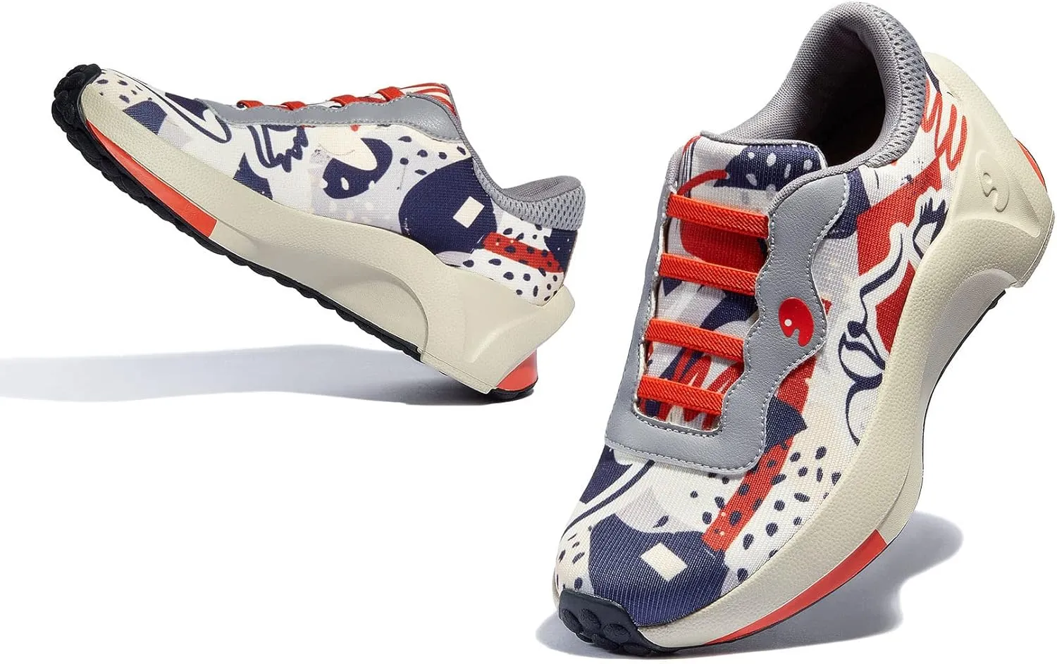 UIN Women's Retro Sneakers Lightweight Walking Casual Comfortable Art Painted Travel Shoes
