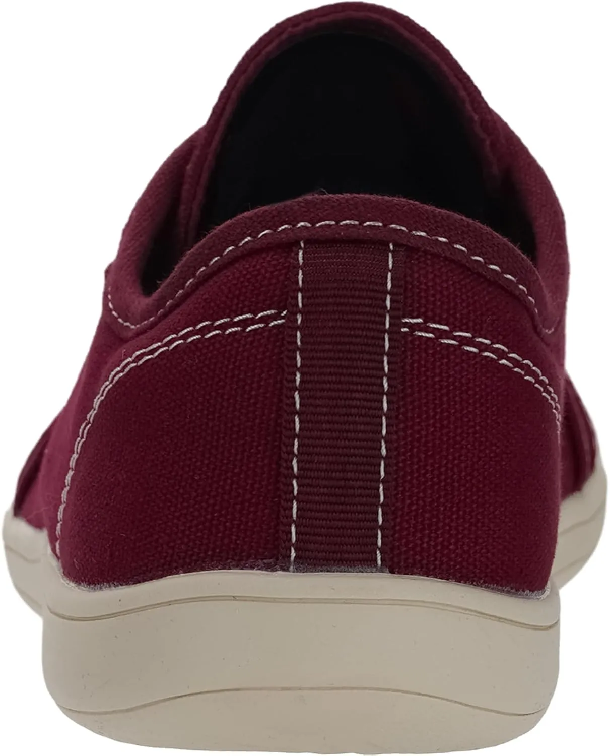 WHITIN Women's Canvas/Leather Barefoot Shoes | Wide Width Minimalist Sneakers | Classic Fit Low Top