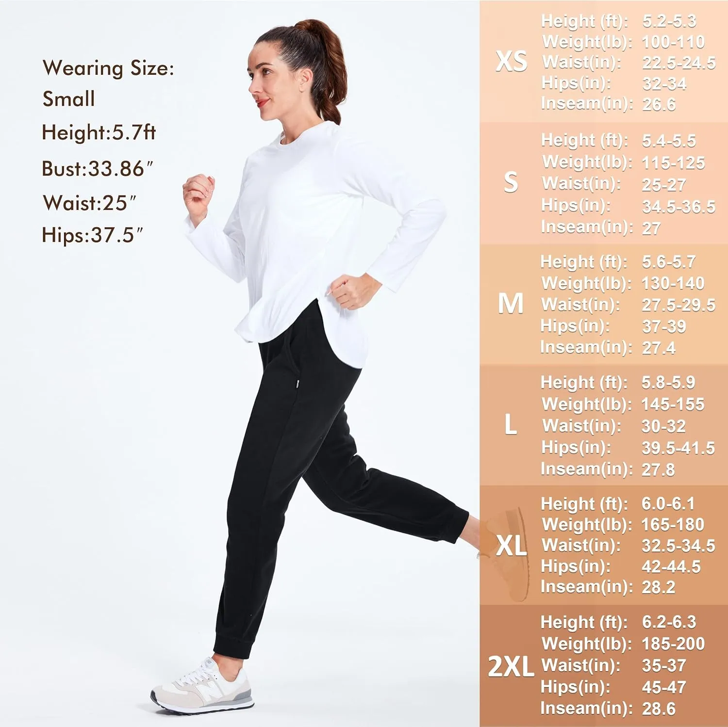 Willit Women's Fleece Jogger Sweatpants Winter Thermal Polar Pants for Cold Weather Outdoor Hiking Running Athletic