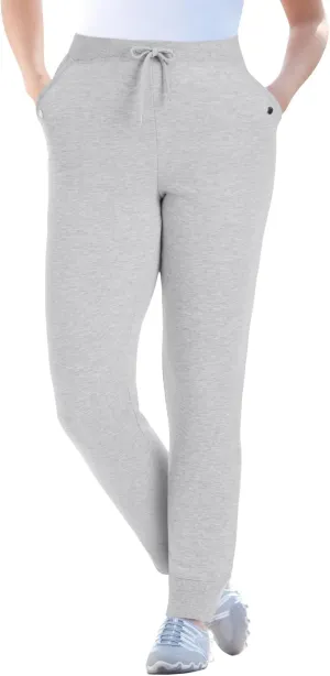 Woman Within Plus Size Better Fleece Jogger Sweatpant