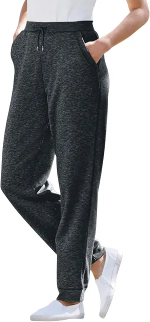 Woman Within Plus Size Better Fleece Jogger Sweatpant