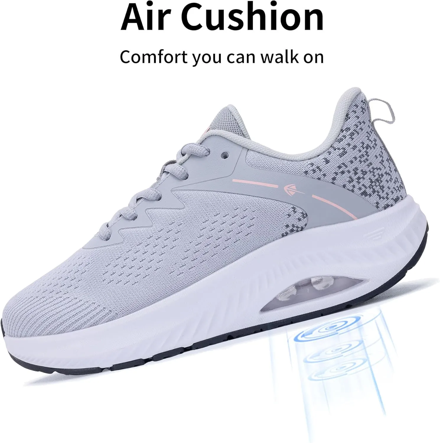 Womens Arch Support Walking Shoes Wide Toe Box Orthotic Sneakers Air Tennis Shoes for Plantar Fasciitis Pain Relief, Size 6-11