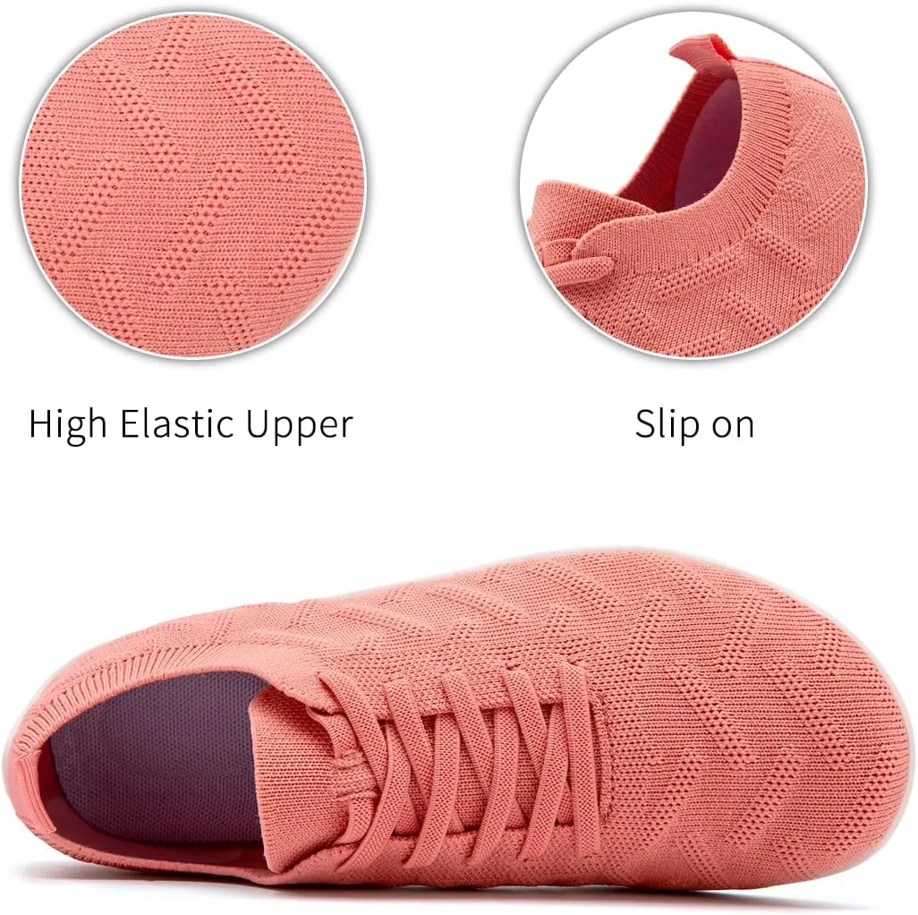 Womens Barefoot Shoes Walking Runing Slip On Shoes Zero Drop Footwear Yoga Gym Sneakers Lightweight Breathable Minimalist Trainers