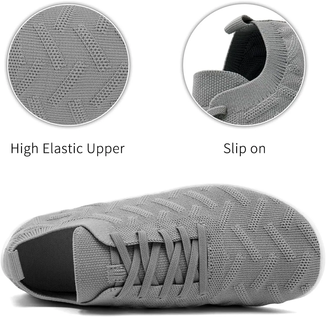 Womens Barefoot Shoes Walking Runing Slip On Shoes Zero Drop Footwear Yoga Gym Sneakers Lightweight Breathable Minimalist Trainers
