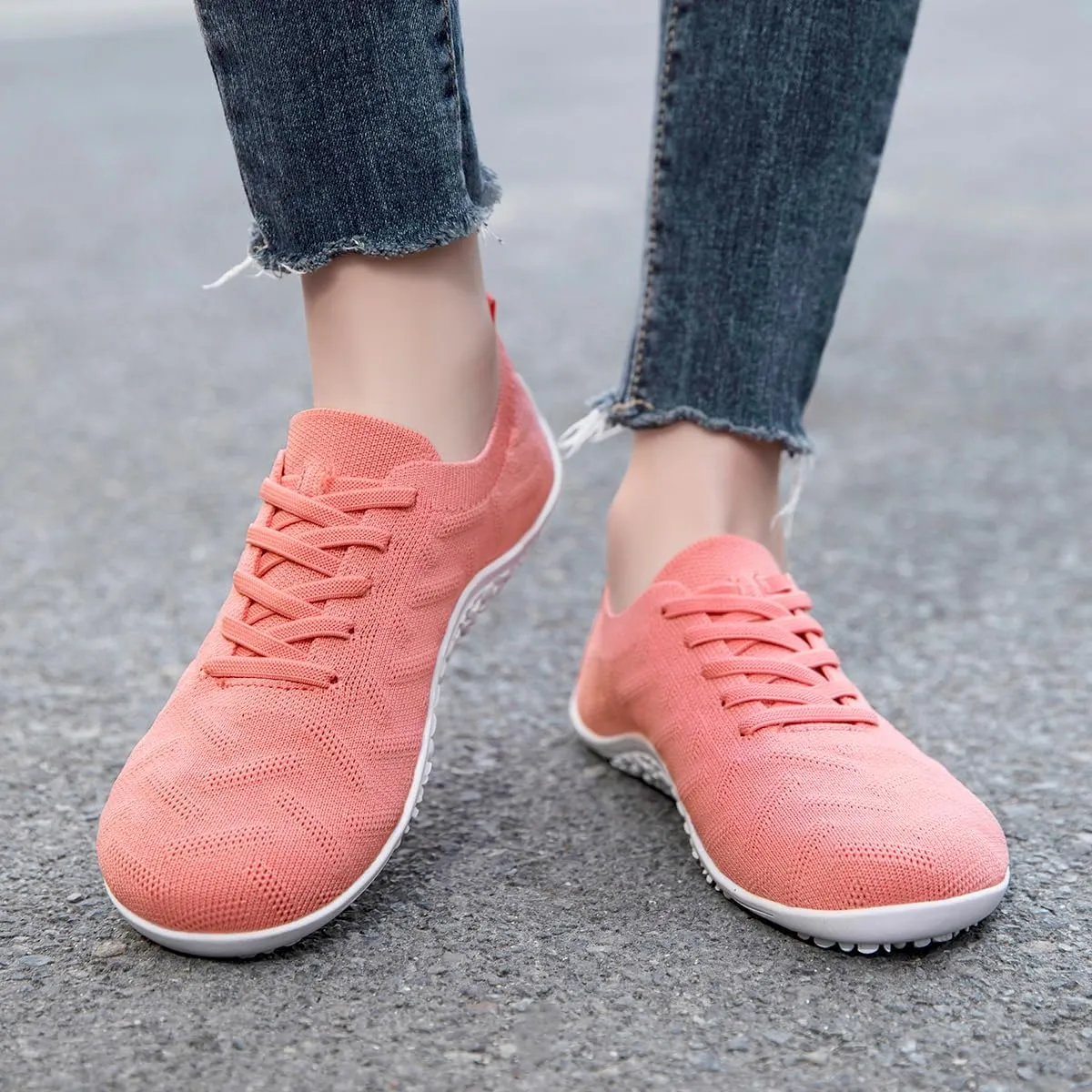 Womens Barefoot Shoes Walking Runing Slip On Shoes Zero Drop Footwear Yoga Gym Sneakers Lightweight Breathable Minimalist Trainers