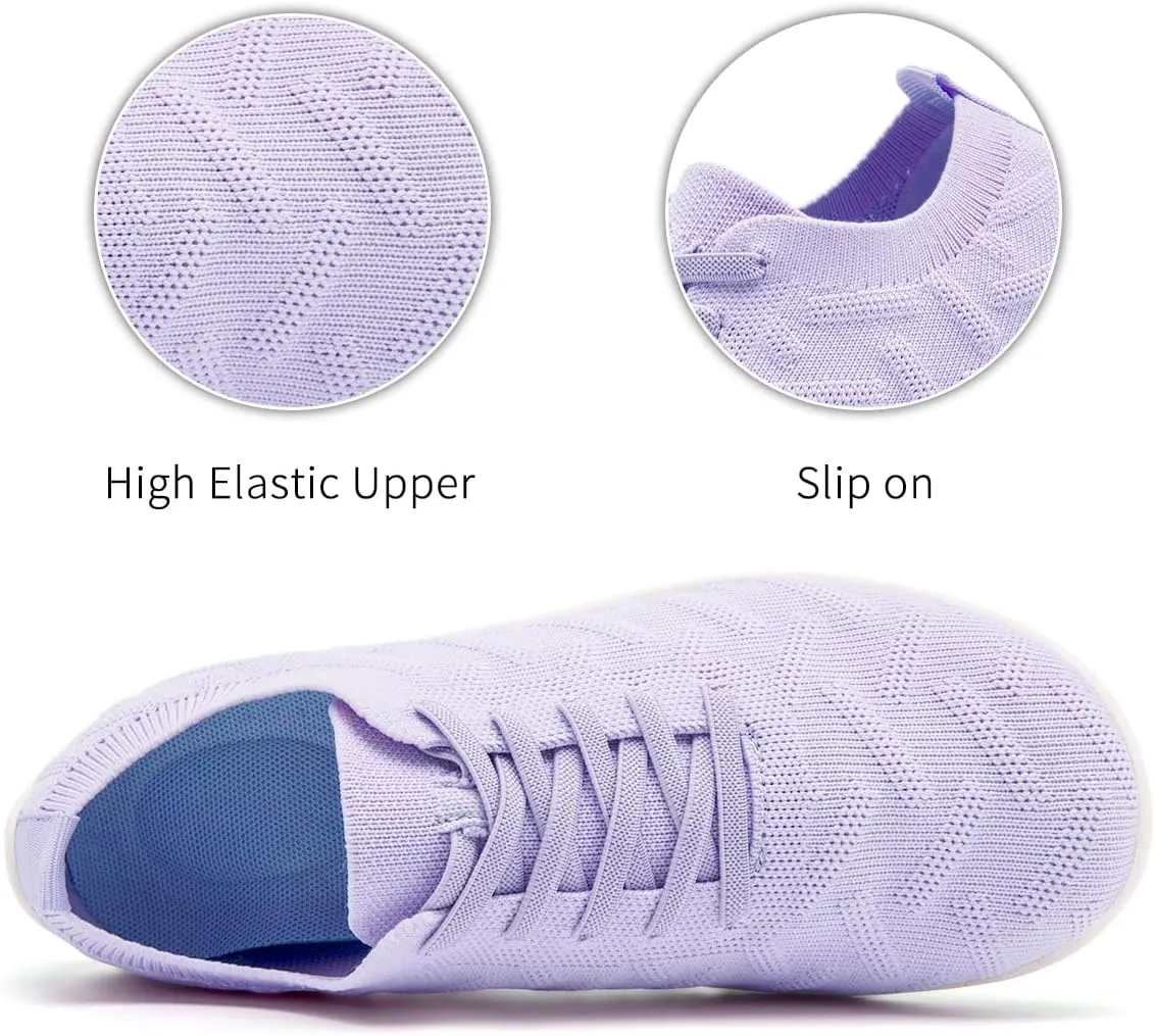 Womens Barefoot Shoes Walking Runing Slip On Shoes Zero Drop Footwear Yoga Gym Sneakers Lightweight Breathable Minimalist Trainers