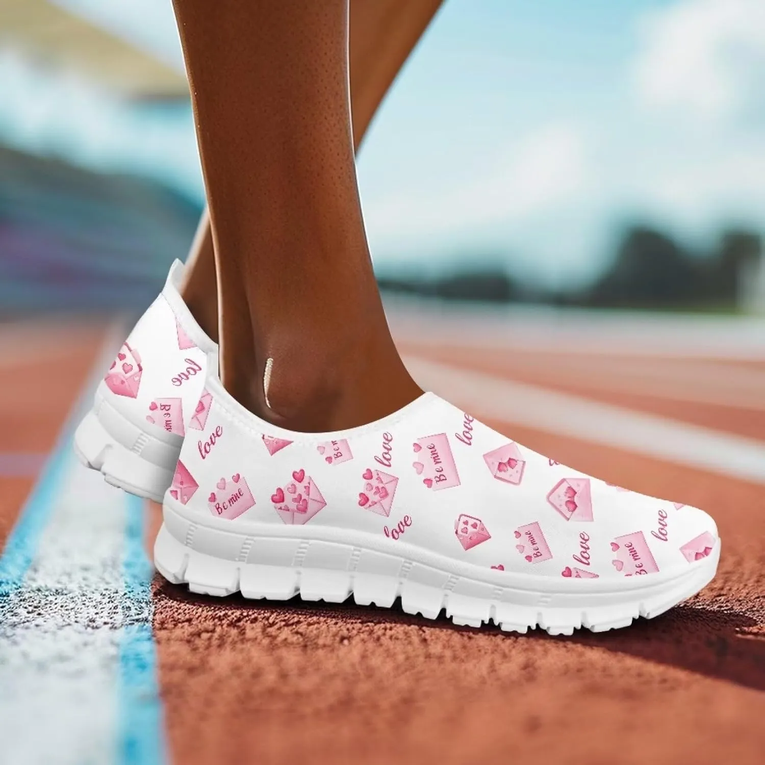 Women’s Canvas Shoes Low Top Fashion Sneakers Slip on Walking Shoe（White Sole）