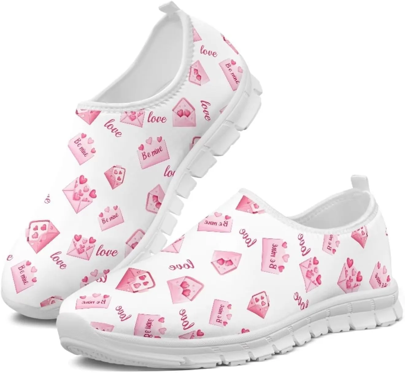Women’s Canvas Shoes Low Top Fashion Sneakers Slip on Walking Shoe（White Sole）