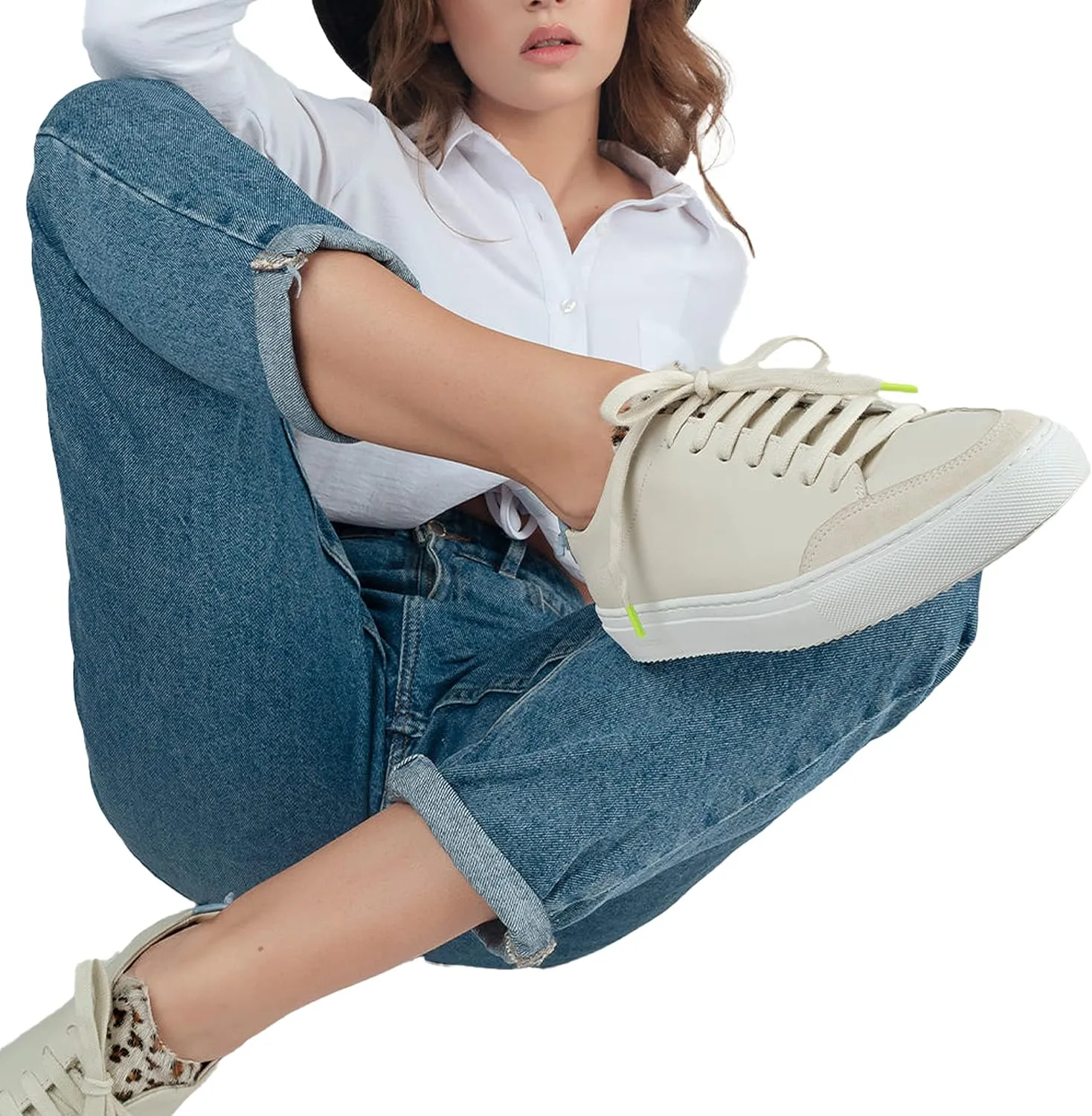 Women's Cremino Everyday Sneaker | Cremino Sneakers Shoes for Women - Classic Premium Italian Leather Walking & Casual Fashion Sneakers with Comfort Lace Up for Girls