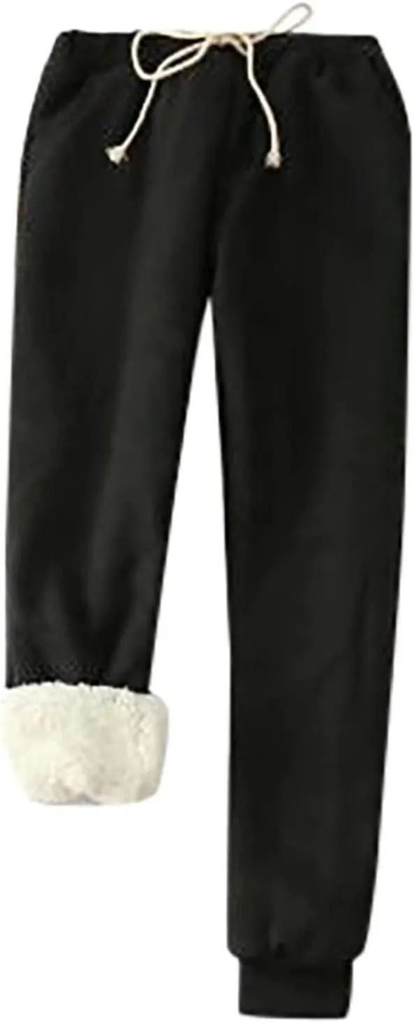 Womens Lounge Set 2 Piece Fleece Lined Loungewear Sets Soft Comfy Pajama Set Fuzzy Sherpa Sweatsuits Matching Outfits