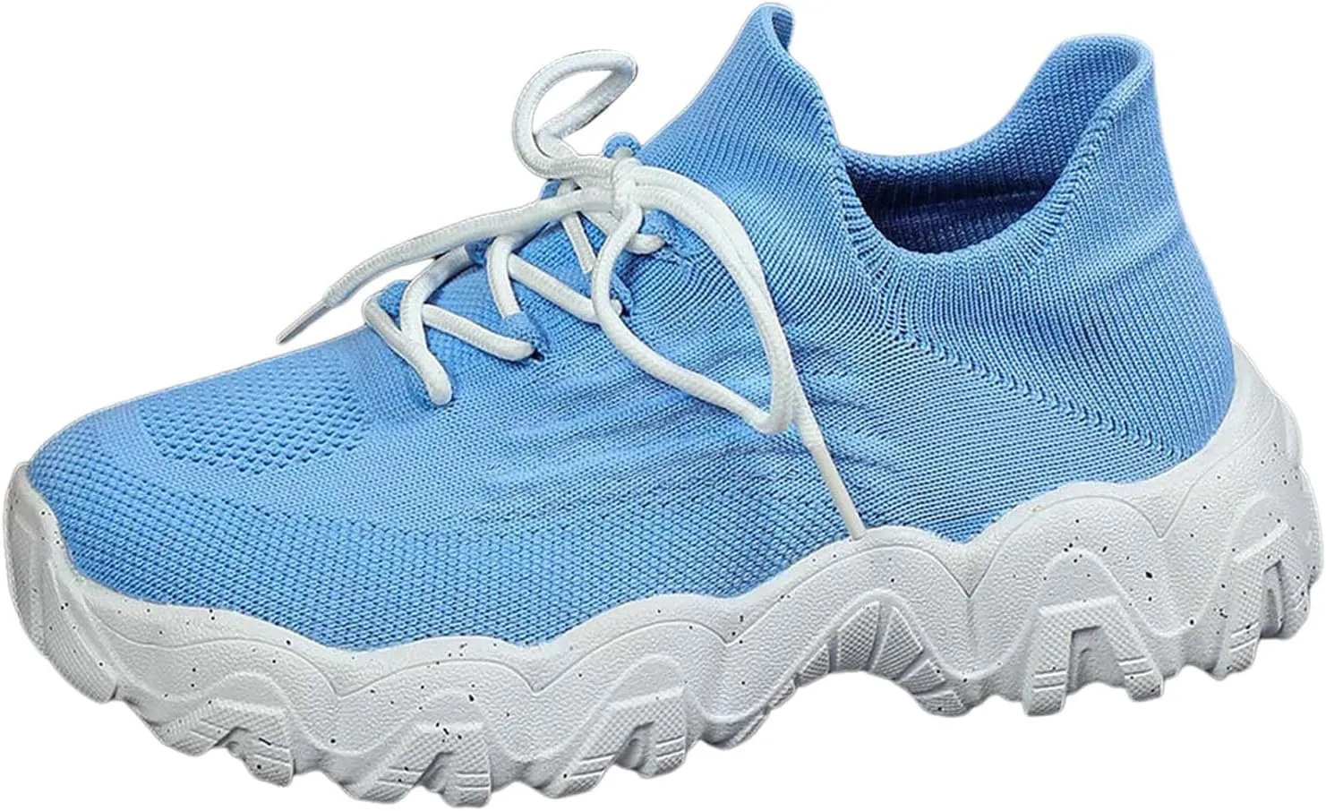 Women's Mesh Lace Lightweight Low-Cut Sneakers, Casual Tennis Shoes, Non Slip, Fashionable Comfortable and