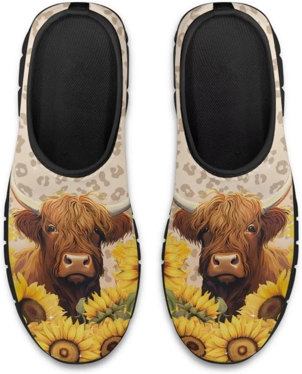Women's Multicolor Low-Cut Animal Pattern Casual Sneakers - Laceless Non-Slip Low Profile, Walking Shoes Polyester Fabric Tennis Shoes