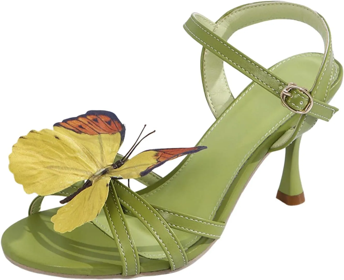 Womens Sandals Open Toe Dress Sandals with Ankle Strap Wedding Party Black Prom Heels Summer Dress Shoes