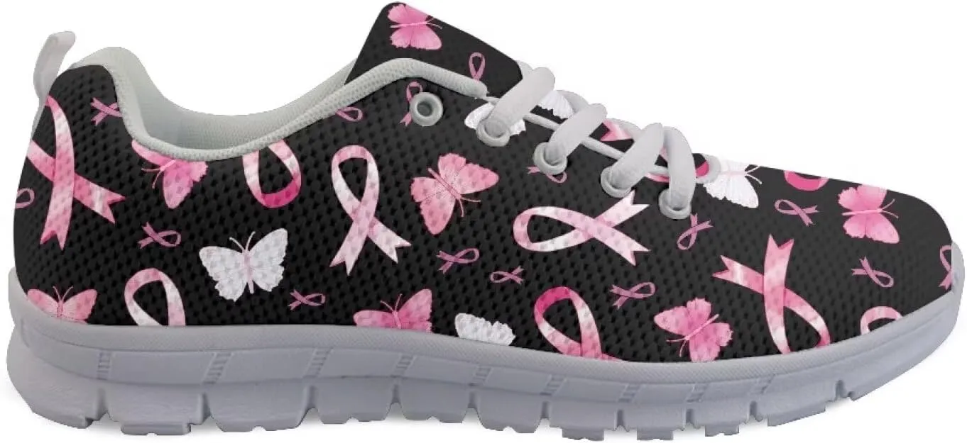 Women's Sneakers Mesh Lace Up Running Shoes Size 5-11 Lightweight Walking Athletic Shoes
