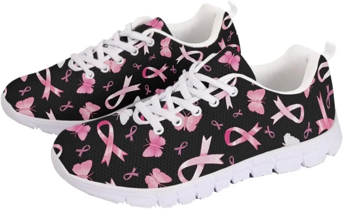 Women's Sneakers Mesh Lace Up Running Shoes Size 5-11 Lightweight Walking Athletic Shoes