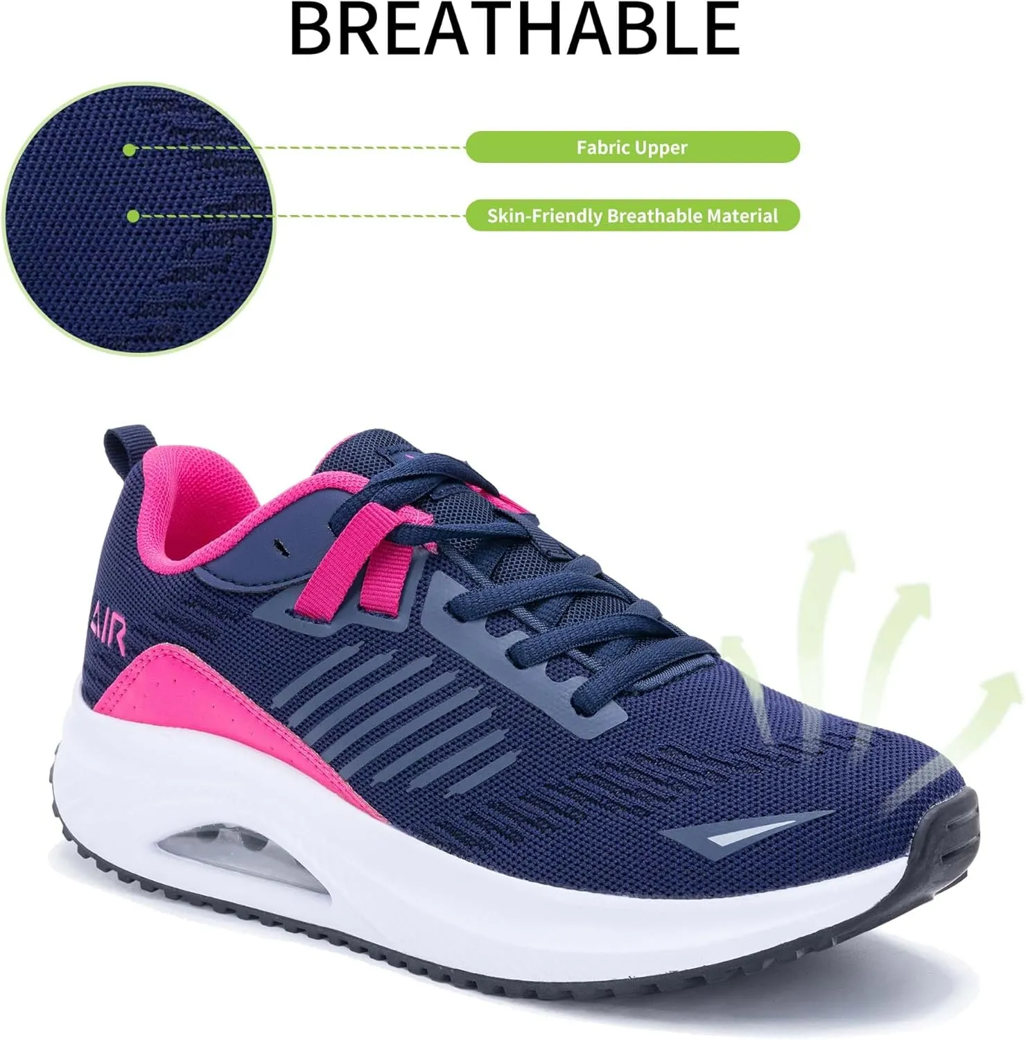 Womens Walking Shoes with Arch Support Tennis Orthotic Comfortable Sneakers for Plantar Fasciitis Pain Relief US 6-11