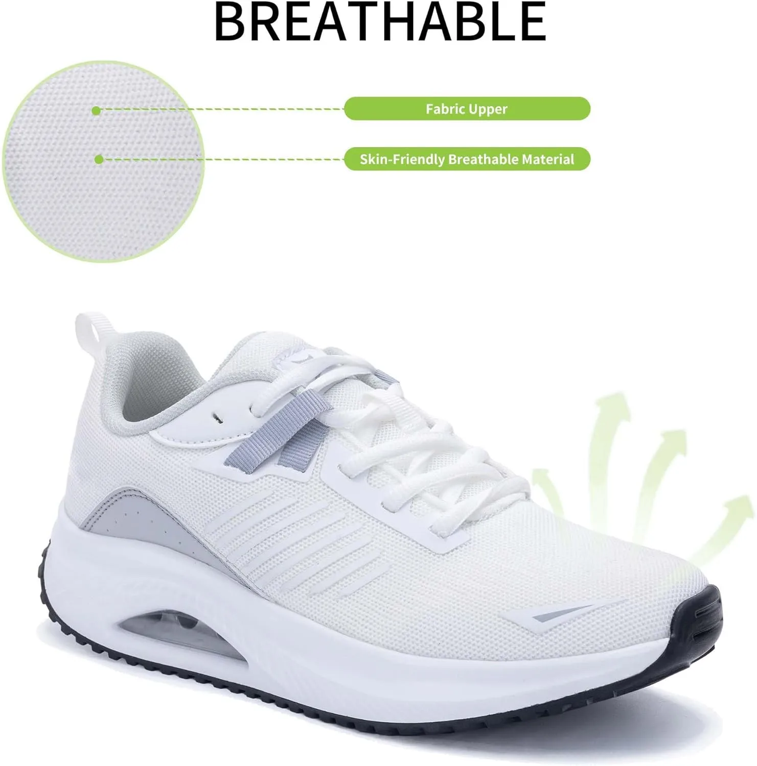 Womens Walking Shoes with Arch Support Tennis Orthotic Comfortable Sneakers for Plantar Fasciitis Pain Relief US 6-11