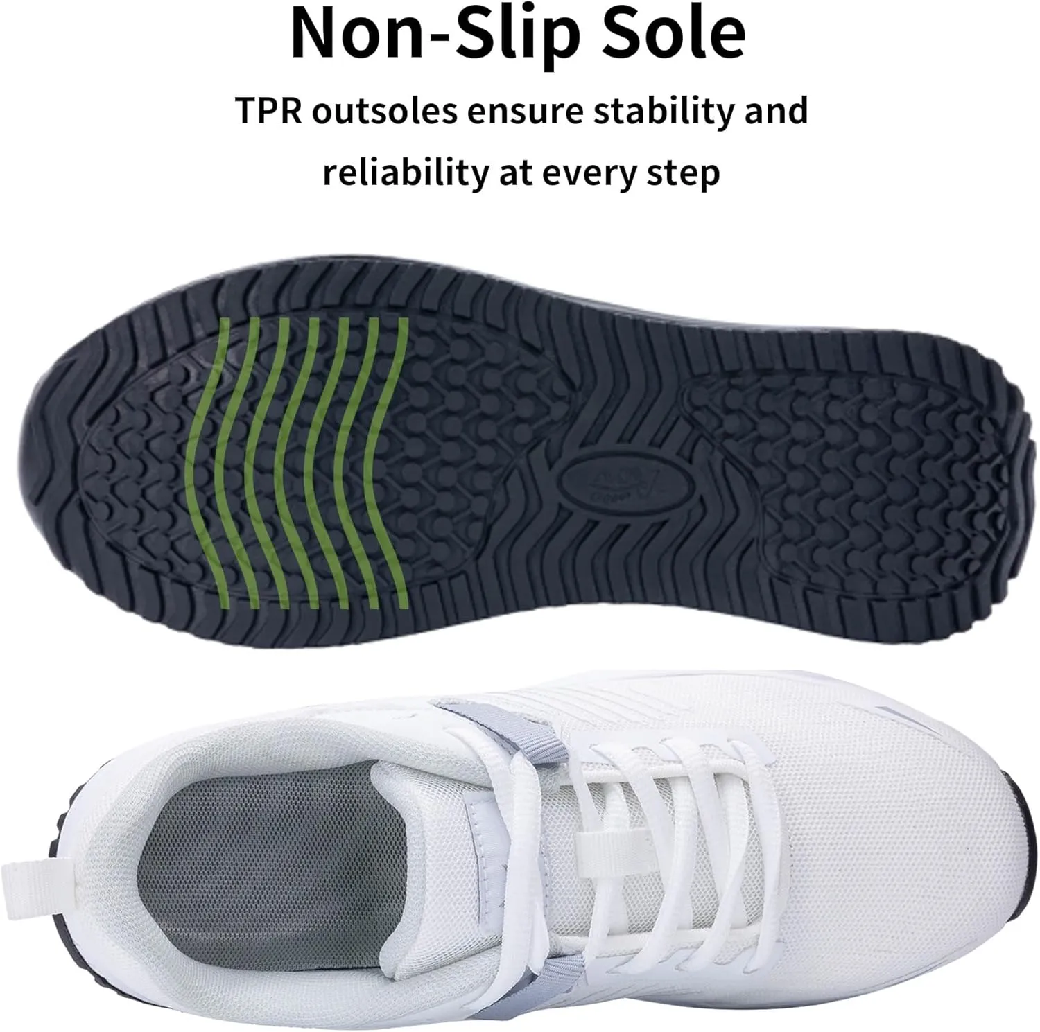 Womens Walking Shoes with Arch Support Tennis Orthotic Comfortable Sneakers for Plantar Fasciitis Pain Relief US 6-11