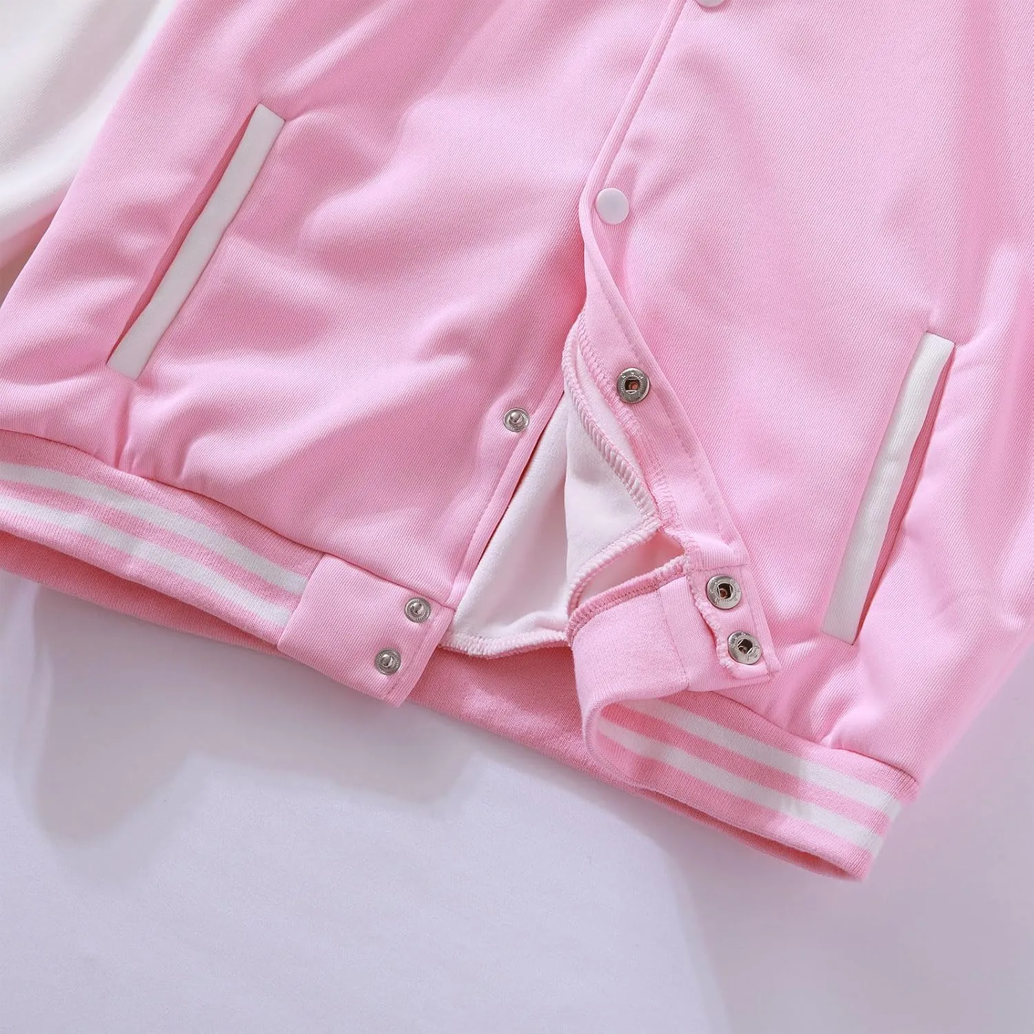 Yuji Itadori Women Baseball Jacket Fleece Varsity Jacket Winter Coat Button Down Bomber Jacket with Pocket XXS-4XL