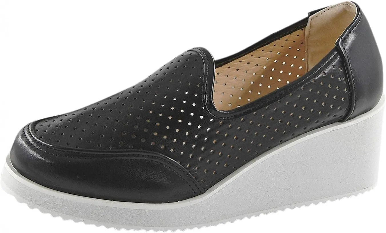 ZBYY Women's Fashion Sneakers,Summer Platform Sandals Casual Slip on Hollow Breathable Sneakers Outdoor Sport Shoes