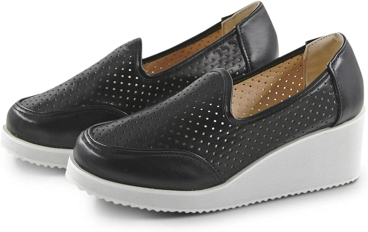ZBYY Women's Fashion Sneakers,Summer Platform Sandals Casual Slip on Hollow Breathable Sneakers Outdoor Sport Shoes